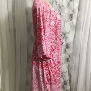 Dresses - Print V-Neck Dress Dresses - Print V-Neck Dress